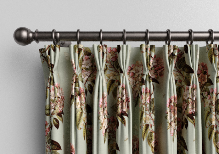 Upton, Aprils Bloom Bud Green - Made to Measure Curtains - Image 11